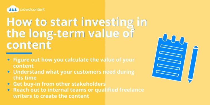 How to Invest in the Long-Term Value of Content