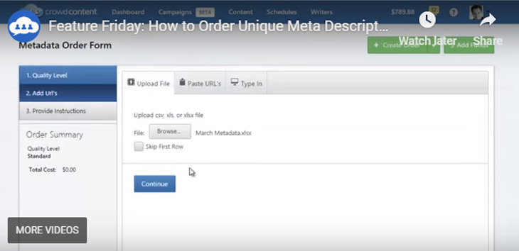 Video tutorial: how to Order Unique Meta Descriptions