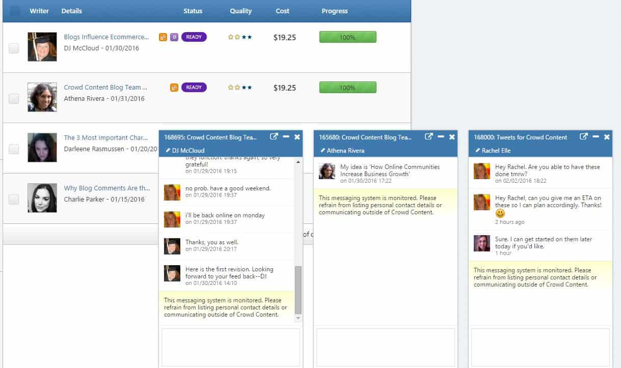 Screenshot showing keep the conversation going