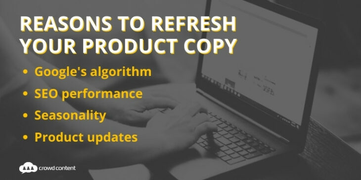 Reasons to Refresh Product Copy