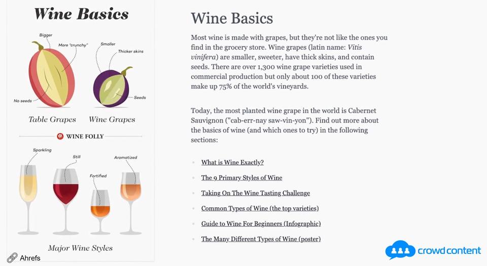 Topic clustering example