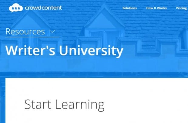 crowd content writer university