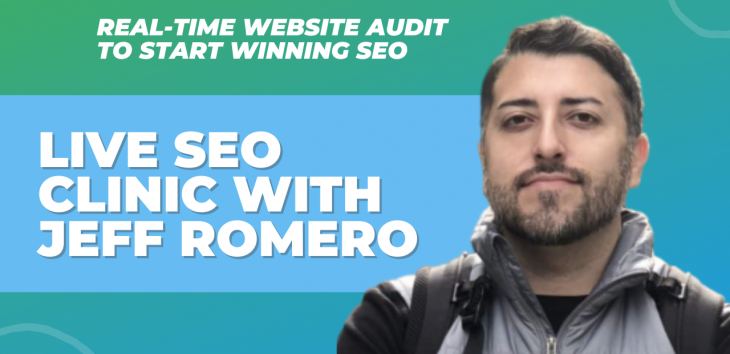 SEO Clinic banner from Crowd Content