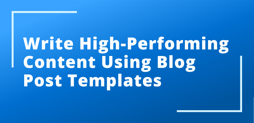 Blog post templates