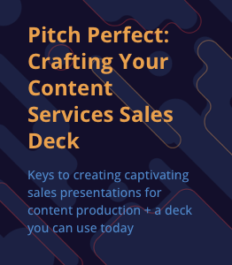 content services sales deck