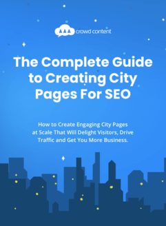 Cover image for ebook on creating city pages